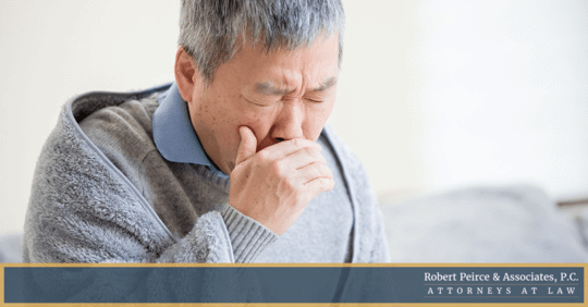 old man with mesothelioma